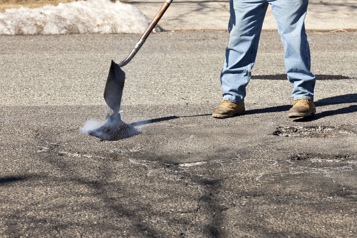 Pothole Filling by Georgia's Best Asphalt
